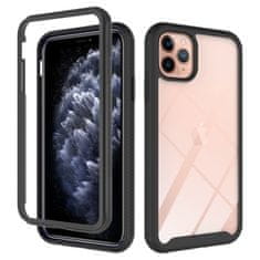 Techsuit Defense360 PRO kryt + ochrana displeja - iPhone 11 pro - čierna