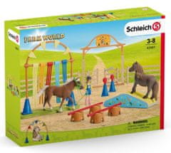 Schleich Farm world 42481 Tréning v agility pre pony