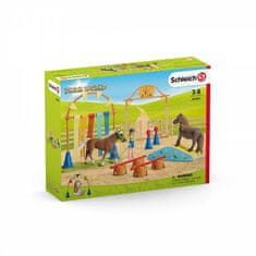 Schleich Farm world 42481 Tréning v agility pre pony