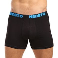 Nedeto 10PACK pánske boxerky čierne (10NB004b) - veľkosť XL