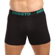 Nedeto 5PACK pánske boxerky čierne (5NB003) - veľkosť XXL