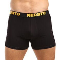 Nedeto 5PACK pánske boxerky čierne (5NB003) - veľkosť XXL