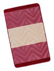 BANY 60x100 cm - 60x100 cm - Chevron burgundy