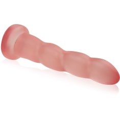 XSARA Vlnité dildo na přísavce spenetruje vagínu i anál - 78012315