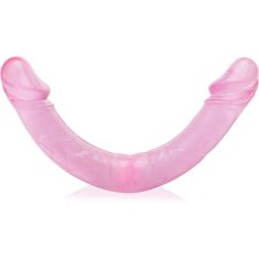 XSARA Gelové dildo se dvěma koncovkami penis pro páry - 78423200