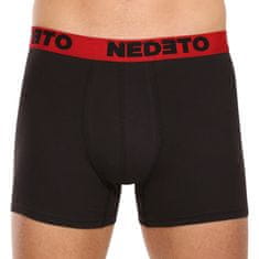 Nedeto 10PACK pánske boxerky čierne (10NB005) - veľkosť M