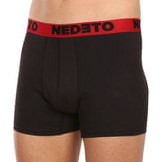 Nedeto 10PACK pánske boxerky čierne (10NB005) - veľkosť M