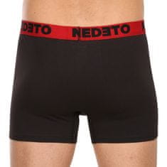 Nedeto 10PACK pánske boxerky čierne (10NB005) - veľkosť M