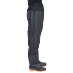 Vidaxl Waist Waders s čižmami čierna veľkosť 43