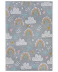 Hanse Home Detský koberček Adventures 105955 Grey Multicolor 120x170