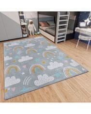 Hanse Home Detský koberček Adventures 105955 Grey Multicolor 120x170