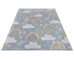 Hanse Home Detský koberček Adventures 105955 Grey Multicolor 120x170