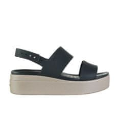 Crocs Sandále čierna 38 EU Brooklyn Low Wedge