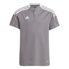 Adidas Tričko sivá L Sport-polo Team Tiro 21