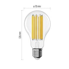 EMOS EMOS LED žiarovka Filament A70 / E27 / 18 W (150 W) / 2452 lm / neutrálna biela ZF5D83