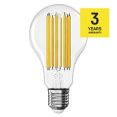 EMOS EMOS LED žiarovka Filament A70 / E27 / 18 W (150 W) / 2452 lm / neutrálna biela ZF5D83