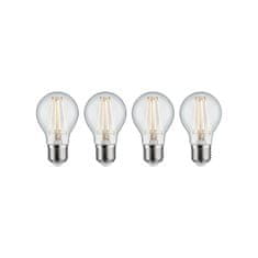 Paulmann PAULMANN Set 3-krokové-stmievateľné LED žiarovka E27 230V 4x8W 2700K stmievateľné číra 5082