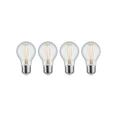 Paulmann PAULMANN Set 3-krokové-stmievateľné LED žiarovka E27 230V 4x8W 2700K stmievateľné číra 5082