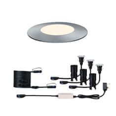 Paulmann PAULMANN Plug a Shine LED zemné svietidlo Floor IP67 3000K 3x2,5W 30VA oceľ 94907