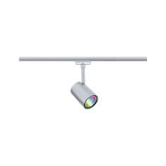 Paulmann PAULMANN URail LED lištový spot Smart Home Zigbee 3.0 Luxe GU10 4,8 W RGBW plus stmievateľné 230V matný chróm 95662