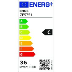 EMOS EMOS LED žiarovka Filament ED90 / E27 / 36 W (327 W) / 6 000 lm / neutrálna biela ZF5751