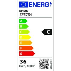 EMOS EMOS LED žiarovka Filament ED90 / E40 / 36 W (327 W) / 6 000 lm / neutrálna biela ZF5754