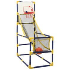 Vidaxl Arkádová basketbalová herná sada s loptou a pumpou 45x86x127 cm