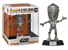 Funko Pop! Zberateľská figúrka Star Wars The Mandalorian IG 12 with Grogu 720