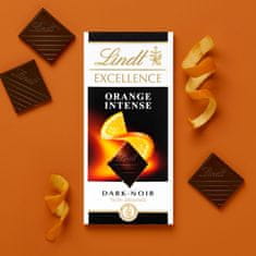 LINDT EXCELLENCE horká čokoláda s pomarančovou šťavou 100g