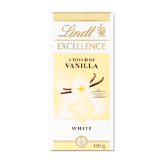 LINDT EXCELLENCE extra biela čokoláda s vanilkovou príchuťou 100g