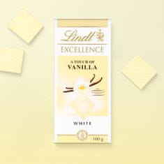 LINDT EXCELLENCE extra biela čokoláda s vanilkovou príchuťou 100g