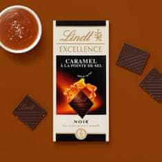 LINDT EXCELLENCE horká čokoláda s chrumkavými kúskami karamelu a morskou soľou