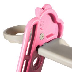 Aga4Kids Šmykľavka s madlom 130 cm DS3701-PINK