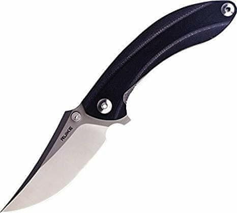 Ruike P155-B Black vreckový nôž 9 cm, čierna, G10, oceľ