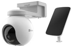 EZVIZ set IP kamera HB8/ PTZ/ Wi-Fi/ 4Mpix/ krytie IP65/ objektív 4mm/ H.265/ IR prísvit až 15m/ biela + solárny panel F