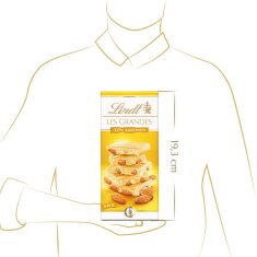 LINDT LES GRANDES biela čokoláda s mandľami 150g