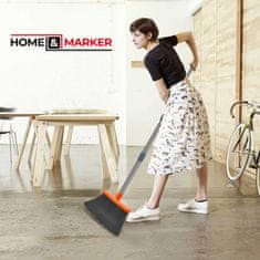 HOME & MARKER® Domáca metla s lopatkou, teleskopická metla so spevnenými štetinami | DUSTBROOM set