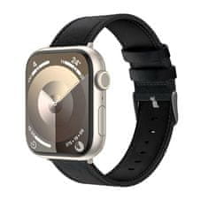 Benks Kožený remienok Vintage pre Apple Watch 42-44-45-49 čierny