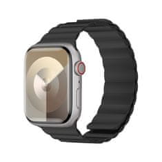 Benks Magnetický silikónový remienok pre Apple Watch 38-40-41 čierny