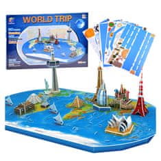 BB-Shop 3D priestorové puzzle Mapa sveta ZA1581