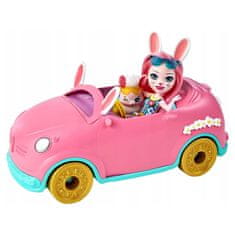 Mattel Enchantimals bábika autíčko so zajačikom Bree Bunnymobile príslušenstvo autíčko ZA5468