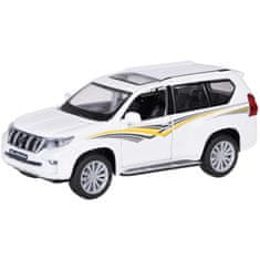 JOKOMISIADA Kovový model auta TOYOTA LAND CRUISER PRADO light sound SUV ZA5056