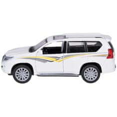 JOKOMISIADA Kovový model auta TOYOTA LAND CRUISER PRADO light sound SUV ZA5056