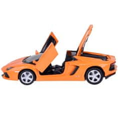 JOKOMISIADA Kovový model auta Lamborghini Aventador Roadster 1:32 interaktívny. ZA5053