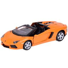 JOKOMISIADA Kovový model auta Lamborghini Aventador Roadster 1:32 interaktívny. ZA5053