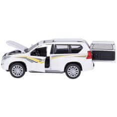 JOKOMISIADA Kovový model auta TOYOTA LAND CRUISER PRADO light sound SUV ZA5056