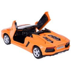 JOKOMISIADA Kovový model auta Lamborghini Aventador Roadster 1:32 interaktívny. ZA5053