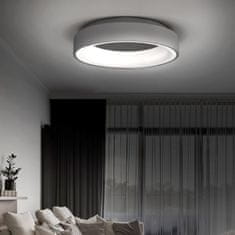 Solight LED stropné svetlo okrúhle Treviso, 48W, 2880lm, stmievateľné, diaľkové ovládanie, šedá