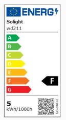 Solight LED podhľadové svetlo bodové, 5W, 400lm, 4000K, okrúhle, biele