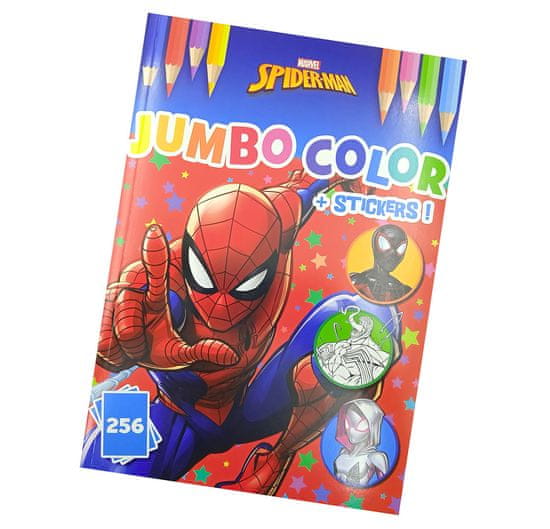 EXCELLENT Maxi omaľovánka Marvel Jumbo - Spiderman